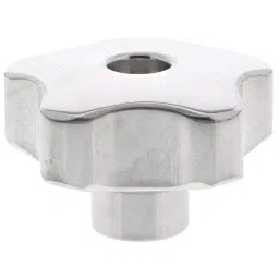 RS PRO Silver Multiple Lobes Clamping Knob M8 Threaded Through Hole, 478377 image 3