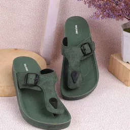 WALKWAY by Metro Women Embellished One Toe Flats with Buckles image 1