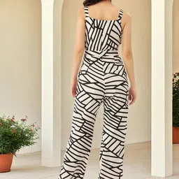 SZN Women Printed Shoulder Straps Basic Jumpsuit image 4