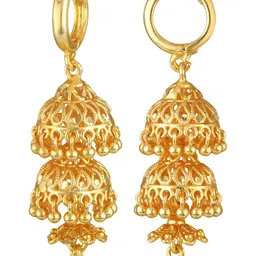 VIVASTRI Women Gold-Plated Alloy Earrings-picture-11
