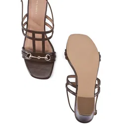 Lino Perros Women Open Toe Block Gladiators image 3