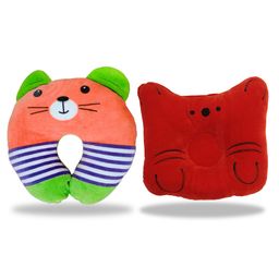 Chinmay Kids Polyester Fibre Toons & Characters Baby Pillow Pack of 2  (Orange & Red)-image-73