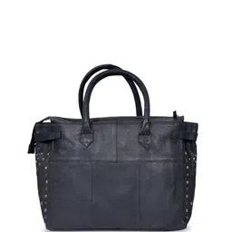Celtic Textured Leather Shopper Tote Bag-picture-43