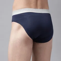The Roadster Lifestyle Co. Men Pack Of 3 Colourblocked Low-Rise Cotton Basic Briefs image 4