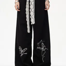 StyleCast x Revolte Women Conversational Printed Mid Rise Easy Wash Regular Trousers-picture-26