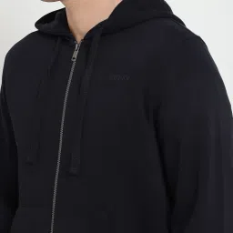 Guess Blue Regular Fit Solid Sweatshirt image 5