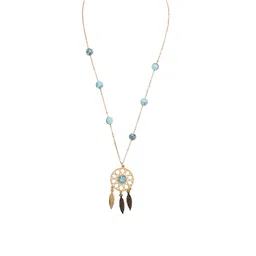 MINJI AND CO. Gold-Plated Artificial Beaded Necklace-picture-39