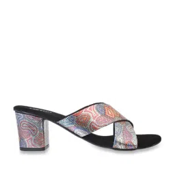 Metro Women's Multicolor Cross Strap Sandals-picture-25
