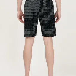 Lee Black Cotton Slim Fit Printed Shorts image 2