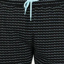 Lee Black Cotton Slim Fit Printed Shorts image 4