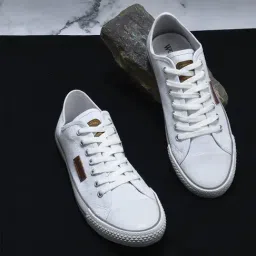 Woodland Men's White Casual Sneakers-image-65