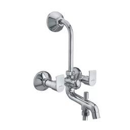 PLATO Passion 3 in 1 Wall Mixer Brass Chrome Finish Silver, PN-015-picture-14
