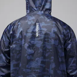 Wildcraft CAMO2 Printed Hooded Longline Rain Jacket image 3