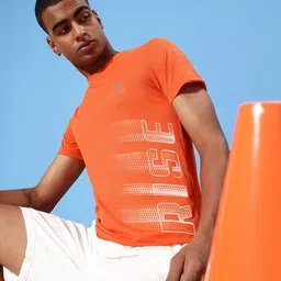 WROGN ACTIVE Bright Orange Backstreet Boys Printed Dry Pro T-shirt-picture-18