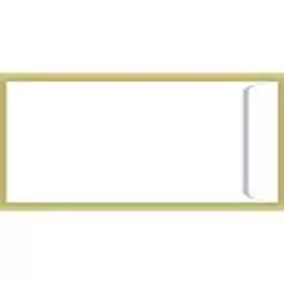 Peace Plain White Paper Envelope 7"X4" Size 100GSM (Pack of 100)-picture-4