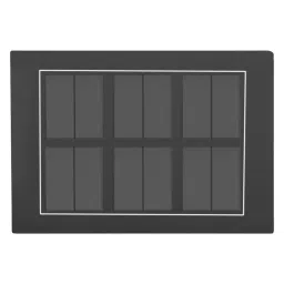 HOSPER PremiumGrey Series Flat Switch 12 Module 8x6 inch, RSCP08-picture-30