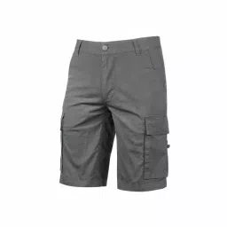 UPower Enjoy Grey 3% Spandex 97% Cotton Work Shorts, WEY132GI-L-picture-42