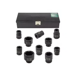 Rock Force Hexagon Impact Socket Set 17 - 46 mm Head range 19.05 mm (3/4 inch), RF-6101-5MPB (Set of 10 Pcs)-image-27