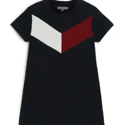 Tommy Hilfiger Kids Desert Sky Color Block Regular Fit Dress-picture-34