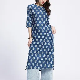 Anouk Rustic Floral Printed Straight Kurta image 2