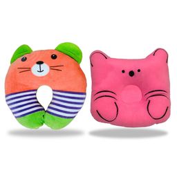 Chinmay Kids Polyester Fibre Toons & Characters Baby Pillow Pack of 2  (Orange & Pink)-image-79
