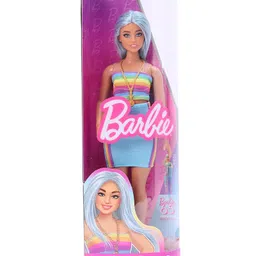 Barbie Fashionista Doll 10 with Silver Blonde Hair Multicolor - Height 29 cm-image-30