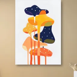 nestroots Blue & Yellow 1 Piece Canvas Abstract Wall Paintings-image-21