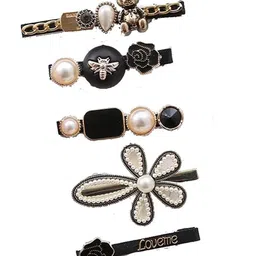 DailyObjects Women Set of 5 Alligator Hair Clip-picture-12