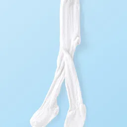 Babyhug Single Jersey Knit Full Peasant Sleeves Floral Print Frock With Leggings - Orange image 5