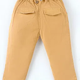 ToffyHouse Poplin Woven Full Sleeves Nautical Theme Printed Party Shirt & Trouser Set With Bow & Suspender - Mustard image 5