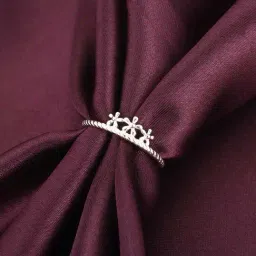 GIVA 92.5 Sterling Silver Flora Dream Ring for Women-image-35