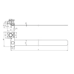 DEHN Antenna Pipe Clamp Stainless Steel 16-168 mm (3/8-6 inch) Clamping Range, BRS 16.168 AK1X10 2X6.8 V2A image 2