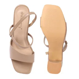 DressBerry Textured Party Block Sandals image 5