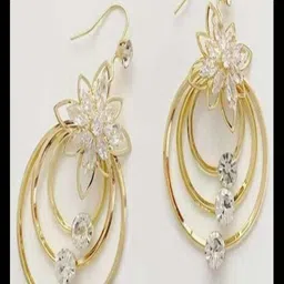 Yugosmile Women Cubic Zirconia Drop Earrings-picture-11