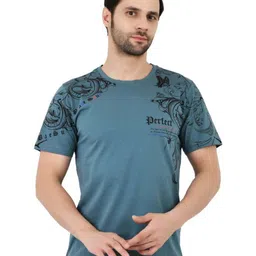 SAGEWARE Graphic Printed Round Neck Cotton T-shirt-picture-34