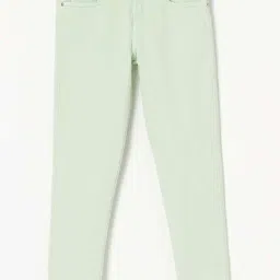 Fame Forever by Lifestyle Kids Green Cotton Slim Fit Jeans-picture-17
