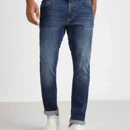 Lee Blue Cotton Skinny Fit Jeans-picture-35