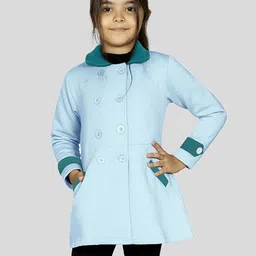 Naughty Ninos Girls Double Breasted Hip Length Pea Coat-image-68