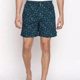 Van Heusen Regular Fit Side Pocket Side Slits All-over Print Boxer Shorts - CPB-71-picture-45