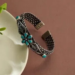 Fabindia Women Silver Adjustable Bangles-image-15