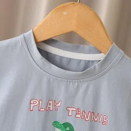 LULU & SKY Boys Printed Top with Shorts image 4