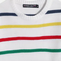 Monte Carlo Boys Striped Woollen Pullover image 2