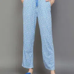 Ginger by Lifestyle Blue Cotton Printed Pyjamas-image-33