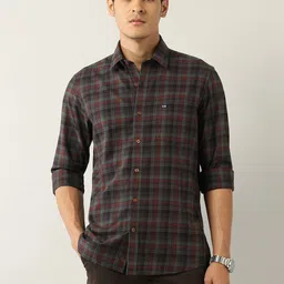 Arrow Sport Men Slim Fit Opaque Checked Casual Shirt-picture-20