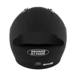 Studds Matt Black Medium (570 mm) Full Face Helmet, Thunder image 3