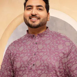 SOJANYA PLUS Men Floral Printed Floral Kurta-picture-18