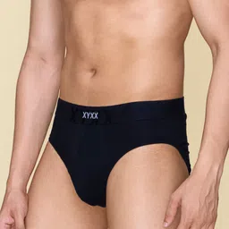 XYXX Men Pack Of 3  Anti Microbial Basic Cotton Briefs XYBRF3PCKN836 image 4