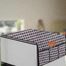 The Furnishing Tree Grey Printed Refrigerator Cover-picture-39