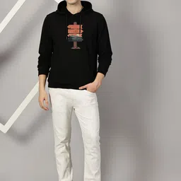 LEON Men Printed Hooded Sweatshirt image 2