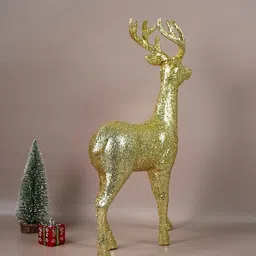 Little Surprise Box LLP 2pcs Gold Reindeer Combo Christmas Dcore & Decoration image 3